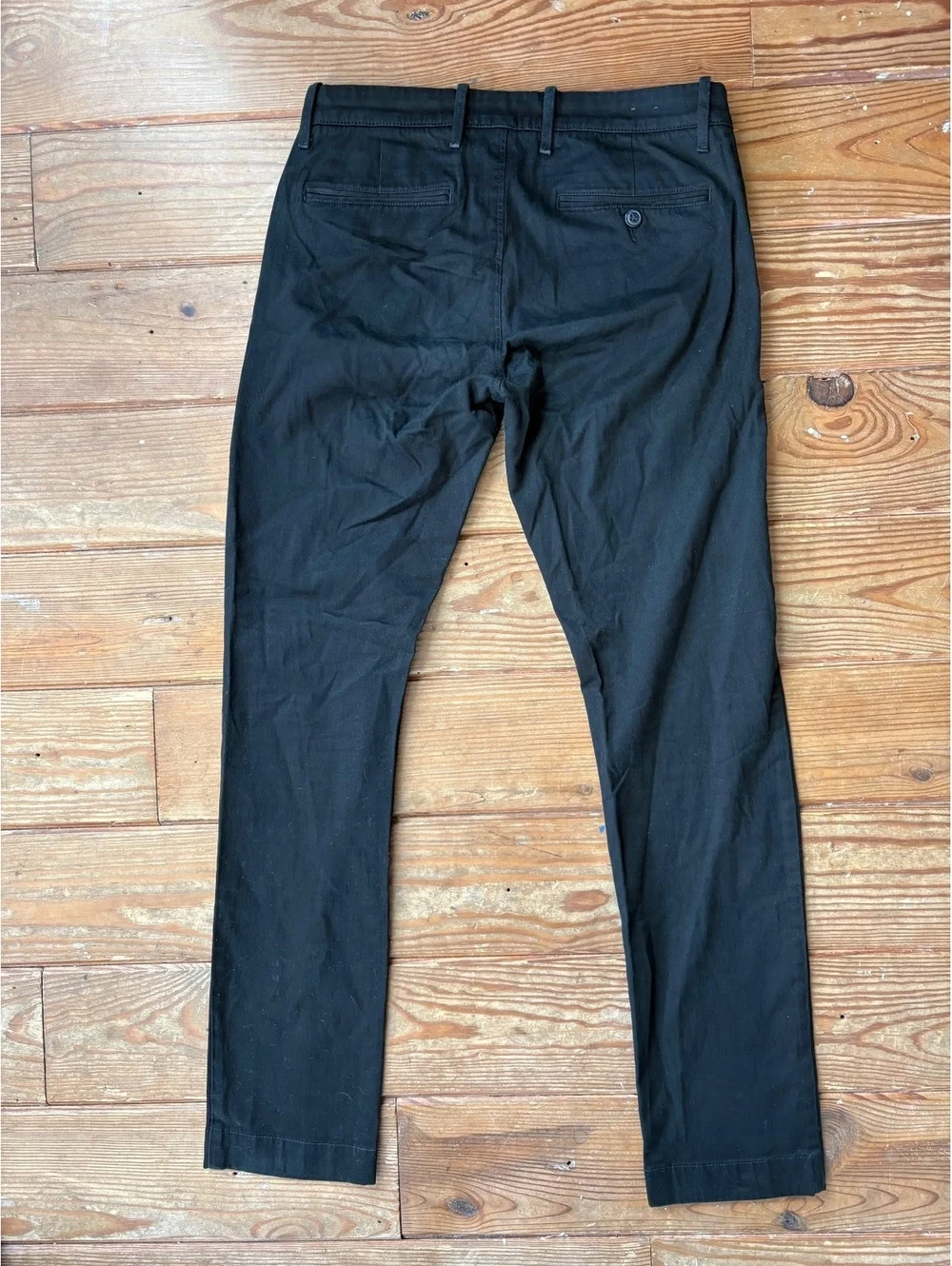 J.Crew 484 Slim Stretch Chino Pants Men’s 29x32 Black Cotton Casual Trousers